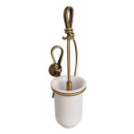 Ёрш для туалета LUDOVICA, подвесной, золото, LUX-LUD-TR1413-GL