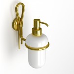 Дозатор для жидкого мыла MERILYN, золото, LUX-MER-EL313-GL