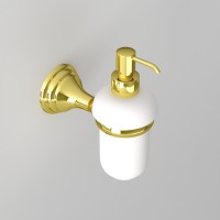 Дозатор для жидкого мыла VICTORIA, золото, LUX-VIC-CL313-GL