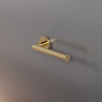 Держатель для туалетной бумаги ROUND, золото, LUX-RND510-GL