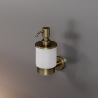 Дозатор для жидкого мыла ROUND, бронза, LUX-RND310-BR