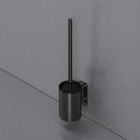 Ёрш для туалета ROUND, подвесной, оружейная сталь, LUX-RND1510-GM