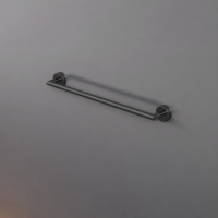 Держатель для полотенца ROUND, оружейная сталь, LUX-RND910-GM