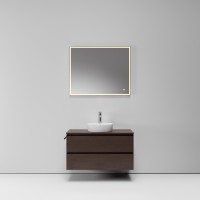 Тумба FEEL FREE LOFT для накладной раковины, 100x45x53, темный орех, ST-Y5L2105C-BMDN