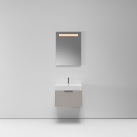 Тумба с раковиной NORMAL, 60x45x46, темно-бежевый глянцевый, ST-B3L164-BA003-SIP