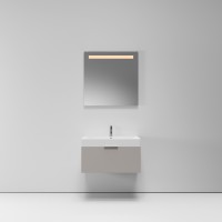 Тумба с раковиной NORMAL, 80x45x46, темно-бежевый глянцевый, ST-B3L184-BA003-SIP