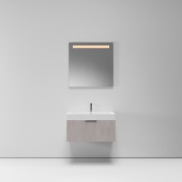Тумба с раковиной NORMAL, 80x45x46, светлое дерево, ST-B3L184-BA991-SIP