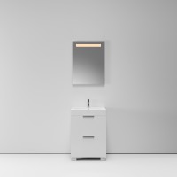 Тумба с раковиной NORMAL, 60x45x87, белый глянцевый, ST-B7L264-BA001-SIP
