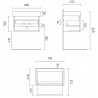 Тумба с раковиной STURM Normal ST-B3L184-BA992-SIP