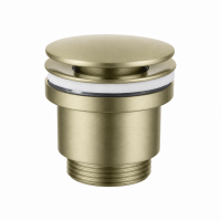 SWIRL Донный клапан ¾” click-clack, матовый золотой ST-SWIRL02-GLM