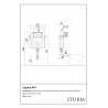 Комплект для инсталляции Sturm AM, AM-KIT-RO112-CR