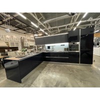 Комплект кухонной мебели с островом Lube Clover, цвет серый, 49327