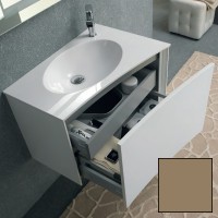 Тумба с раковиной SHAPE, 70x37/50x50, правая, темно-бежевый матовый, ST-CDX250D7050-WG+ST-CDX104-TM