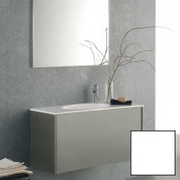 Тумба с раковиной SHAPE, 90x37/50x50, правая, белый матовый, ST-CDX250D9050-WG+ST-CDX105-WM