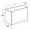 Тумба с раковиной STURM Shape ST-X250D9050-WG+ST-X105-TM