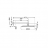 Верхний душ STURM Top Shower ST-TS-155020212-MOS