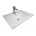 Раковина накладная TOP, 62x46, прямоугольная, белая, ST-TOP0624618-TBNCR