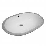 Раковина встраиваемая снизу VITA-U, 42x33, овальная, белая, ST-VIU423320-NBNCR