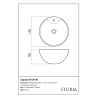 Раковина накладная STURM Vita ST-VIW464617-TBNCR