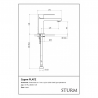 Смеситель для раковины STURM Platz ST-PLA-80301-CR