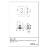 Термостат STURM CU KIT-HUC-CU182-CR