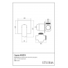 Встраиваемый смеситель для душа STURM Arista ST-ARI-134070-CR