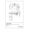 Встраиваемый смеситель для раковины STURM Mohito ST-MOH-41260-CR