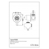 Встраиваемый смеситель для душа STURM Rosie ST-ROS-24070-BR