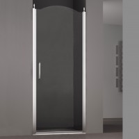 Душевая дверь в нишу SCHICK, 80x207, правая, профиль хром, стекло прозрачное, LUX-SCHI08-RTRCR