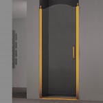 Душевая дверь в нишу SCHICK, 90x207, левая, профиль золото, стекло прозрачное, L..