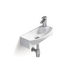 Раковина подвесная FRAM, 45x22, правая, белая, ST-FR394511-RBNCR