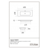 Раковина накладная STURM Touch ST-TCH064515-WM