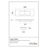 Раковина накладная STURM Touch ST-TCH104515-WM