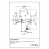 Смеситель для раковины STURM Emilia LUX-EMI-30108-GL