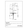 Смеситель для раковины STURM Air ST-AIR-11460-CR