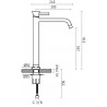 Смеситель для раковины STURM Krum ST-KRU-51460-CR