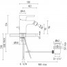 Смеситель для биде и рукомойников STURM Mohito ST-MOH-42060-CR