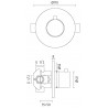 Встраиваемый термостат для душа STURM Thermo ST-THE-159070-CR