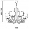 Светильник подвесной STURM Belvedere STL-BEL071457