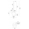 Светильник подвесной STURM Bolle STL-BOL038703