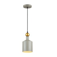 Светильник подвесной LOLA, 230 мм, серый/золото, STL-LOL034084