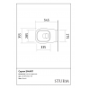 Унитаз подвесной STURM Smart SD-SM31057-CR