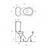 Унитаз-компакт STURM Odetta SW-OD22051+SW-OD22052+SW-MS01-CR+SW-OD22053-CR+ST-FIX04-CR