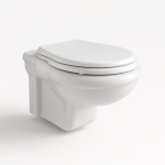Унитаз подвесной ODETTA, с сиденьем микролифт, белый/золото, SW-OD22057+SW-OD220..