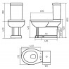 Унитаз-компакт STURM Barco SW-BA25051-CR