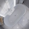 Ванна отдельностоящая TONDA NEW 1795x780x580 мм со сливом-переливом, белый матовый, ST-TONDANEW18080-WM
