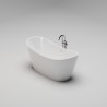 IMMERSION EDGE Отдельностоящая ванна 1700х750х690, донный клапан "Up&Down" белый, сифон, интегрированный слив-перелив, белый глянцевый BT-IMNEG-17075-OF-WG